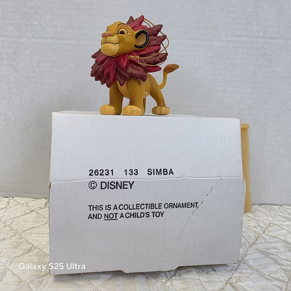 Disney's Simba The Lion King Christmas Ornament by Grolier